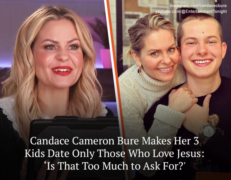 For Candice Cameron Bure, the star of the TV series “Full House,” God is and will always be more important than career and money. But it was not always so.