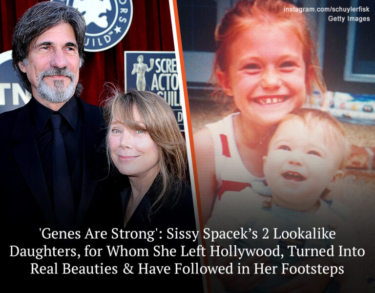 Sissy Spacek and her husband of 50 years, Jack Fisk, have grown-up daughters with the strawberry blonde hair and freckles that made Sissy famous, and their piercing blue eyes and radiant smiles light up any room they walk into.