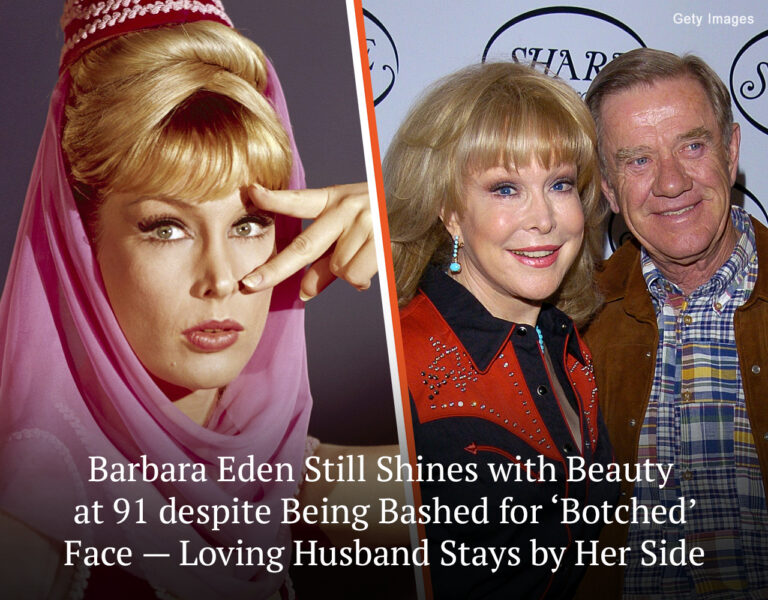 Barbara Eden, “I Dream of Jeannie” star, criticized for aging.