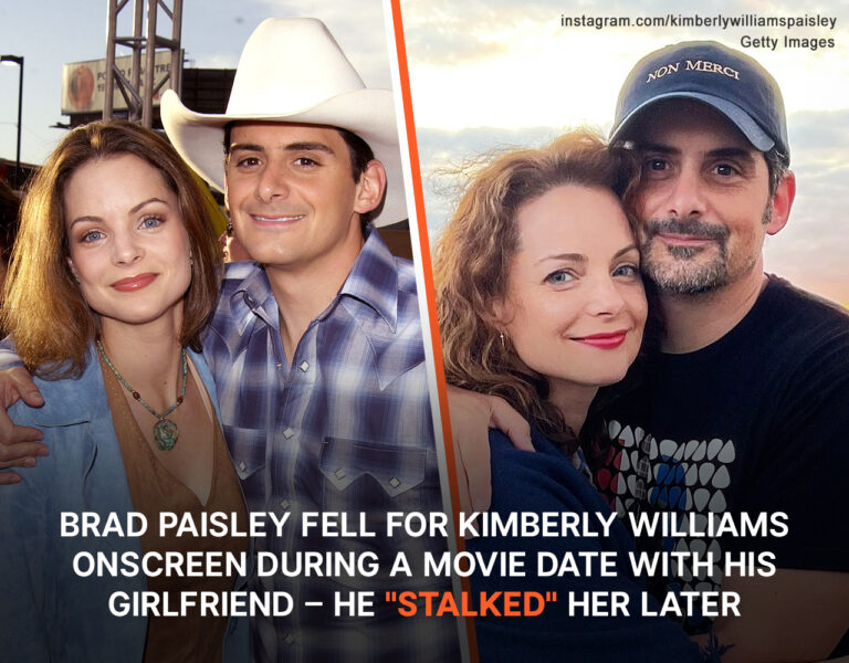 Brad Paisley ‘Stalked’ Kimberly Williams after Falling for Her While Relaxing with His Girlfriend