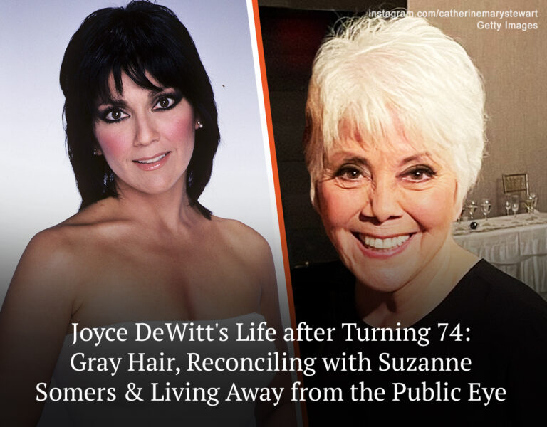 “Three’s Company” star Joyce DeWitt keeps a low profile in Los Angeles post-fame. She reconciled with co-star Suzanne Somers.