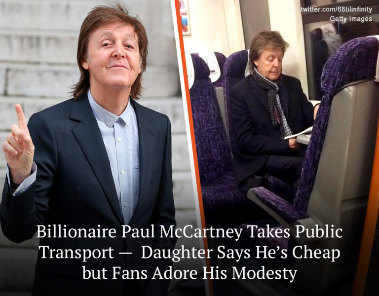 Paul McCartney: The Billionaire Who Rides Buses and Trains