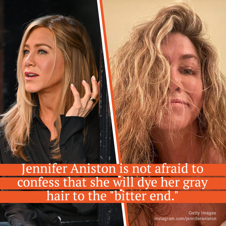 Quite honestly, we can’t blame Jennifer Aniston for her choice. The actress confessed what many women are afraid to admit, even to themselves. “I’m not gonna lie — I don’t want gray hair,” she said.