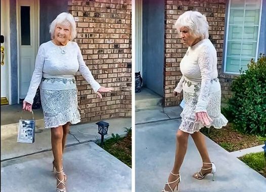 91-Yr-Old TikTok Star Wears Mini-Skirts And Dances For Her Followers