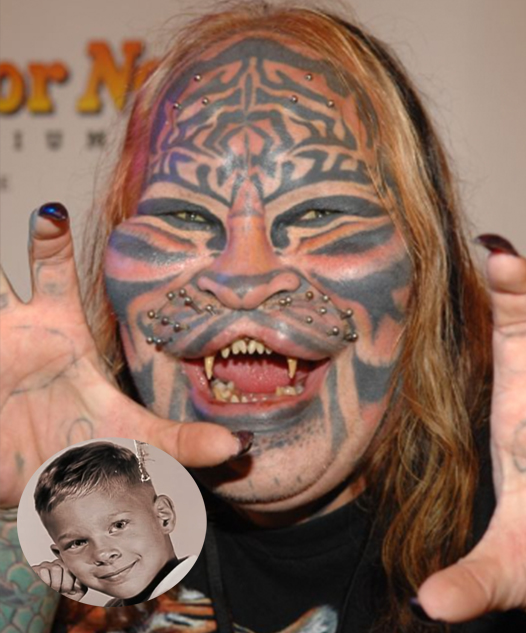 He became famous as the “Stalking Cat” and transformed his body to the point that he was barely recognizable.