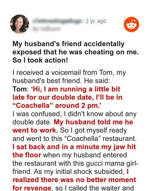 My Husband’s Friend Accidentally Exposed That He Is Cheating on Me and I Took My Revenge Gracefully