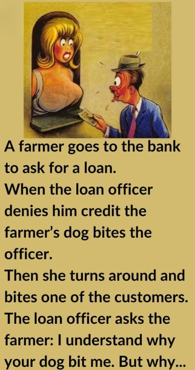 A Farmer Goes To The Bank