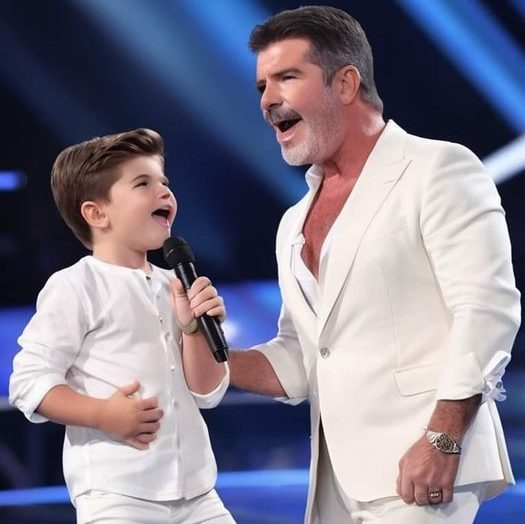 It was an unforgettable! Simon Cowell and son sing an Adorably Angelic Version of “Don’t stop believin”