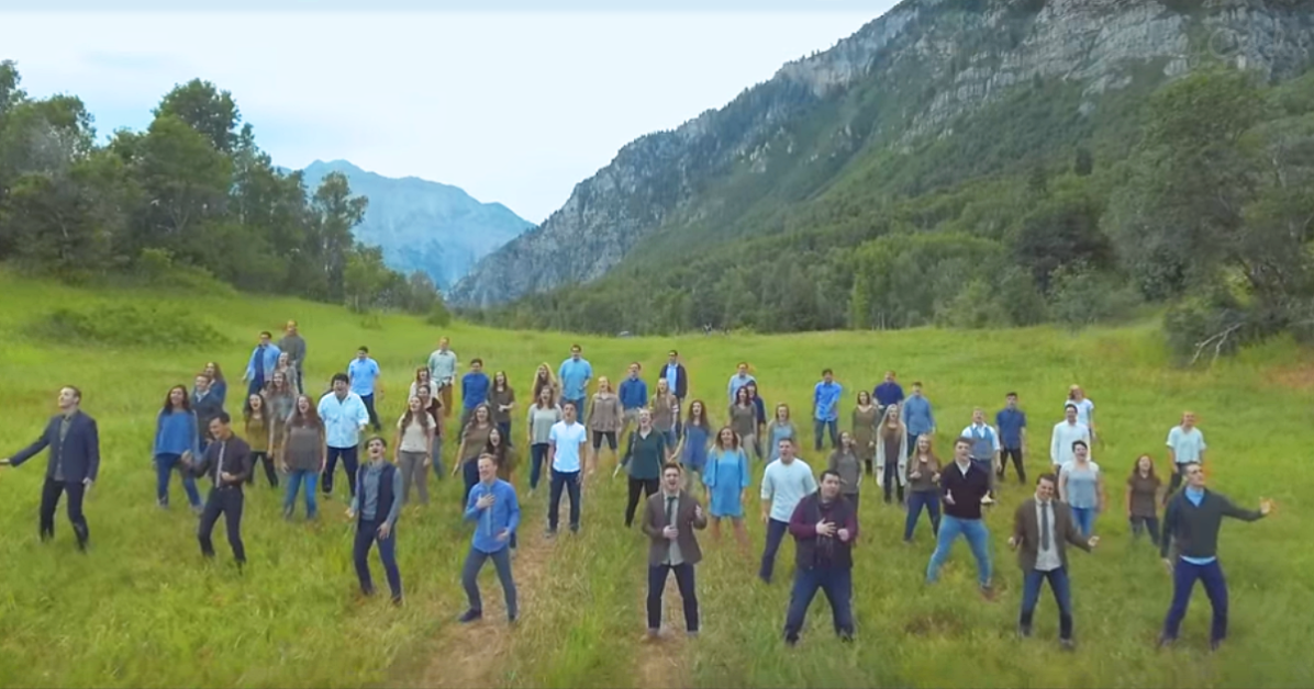 Group Of Men Gather In The Mountains To Sing ‘You Raise Me Up’ Will ...