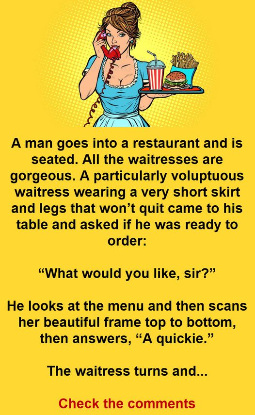A man goes into a restaurant and is seated