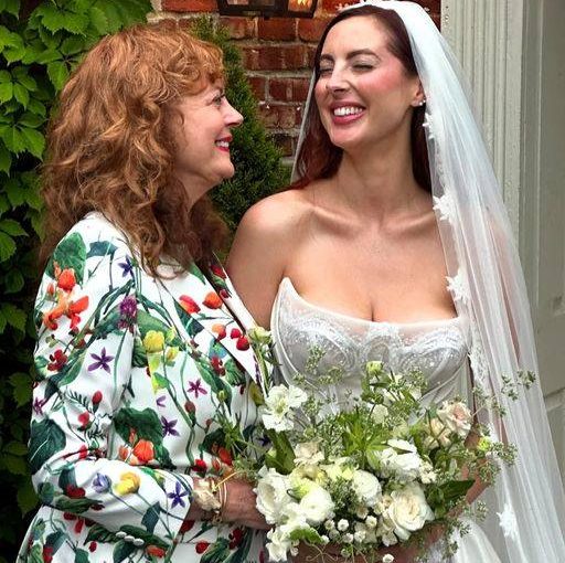 Susan Sarandon’s Daughter, 39, Weds in ‘French Garden’ Ceremony, Wearing Corset Gown That Sparks Heated Reaction: Photos