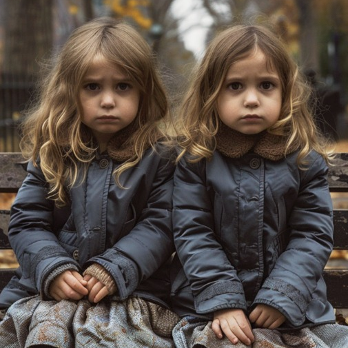 Woman Discovers Shocking Truth after Following Twin Girls Who Sit Alone in Park Every Evening