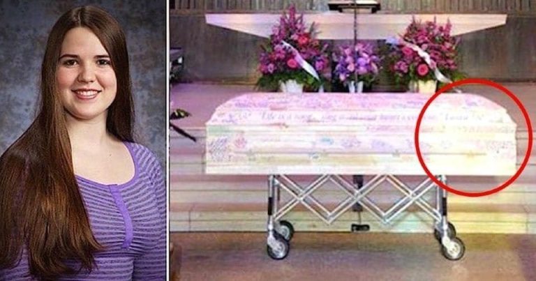 After a teen girl passes away, her mother examines her coffin more closely and discovers notes written all over it.