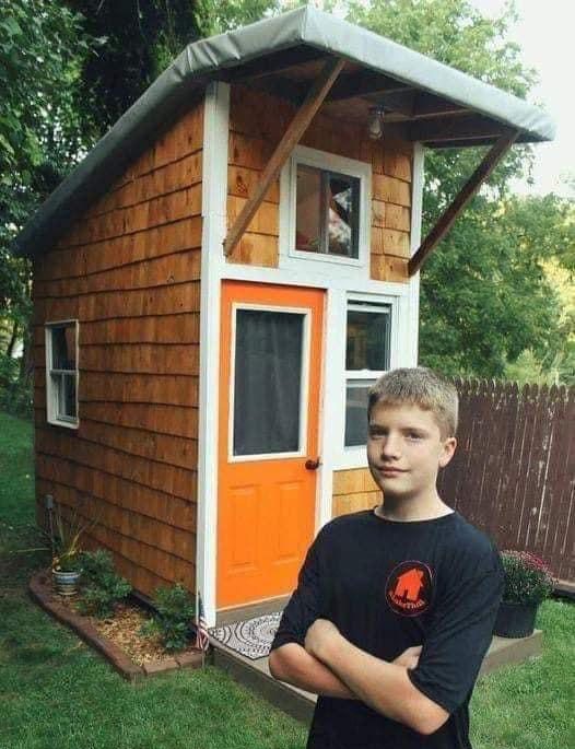 Meet Luke Thiull: The 13-Year-Old Who Built His Dream House in His Parents’ Backyard