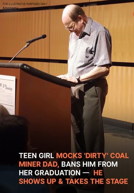 Girl Is Ashamed of ‘Dirty’ Dad Who Works as Coal Miner, Cries as He Takes Mic at Her Graduation — Story of the Day