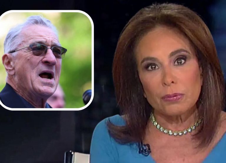 Jeanine Pirro hits back at Robert DeNiro for his wokeness: “Talk when you have a building with your name in it”