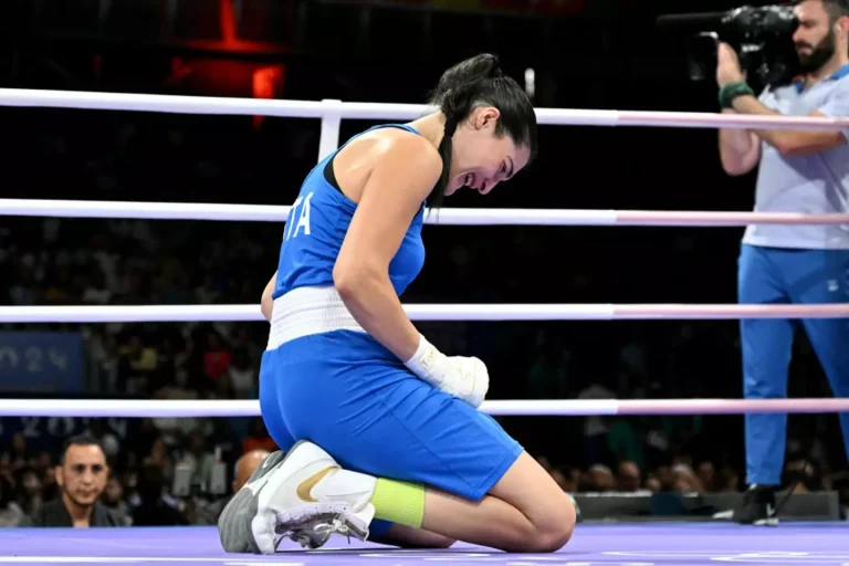 Boxer who broke down in tears and ended fight after 46 seconds explains why she did it as gender row rages on