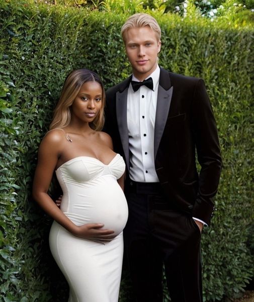 THE DARK-SKINNED MODEL AND THE BLUE-EYED BLOND HAD CHILDREN. THEIR APPEARANCE SHOWS ALL THE BEST FROM THEIR PARENTS.