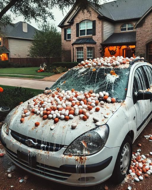 Halloween Gone Wrong: My Neighbor’s Ridiculous Reason for Egging My Car