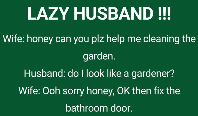 LAZY HUSBAND !!! (FUNNY STORY)