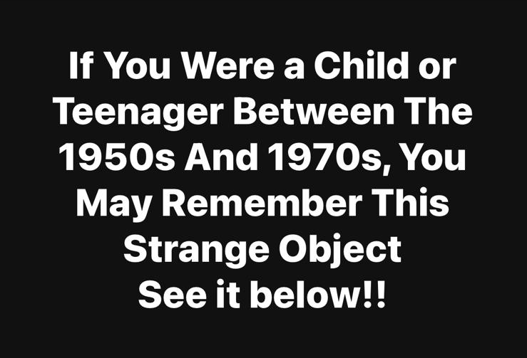 If You Were a Child or Teenager Between