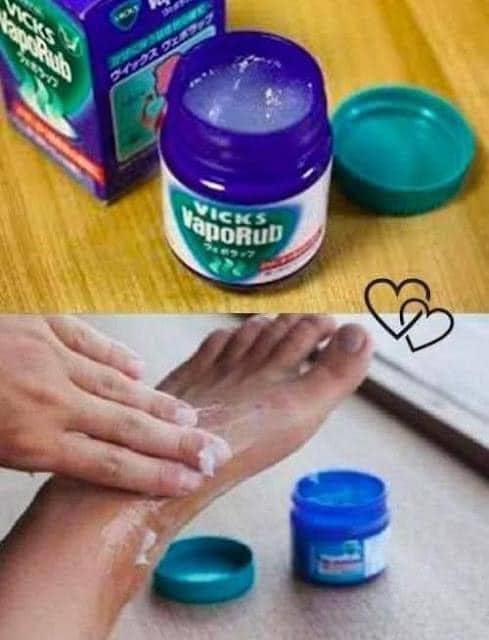 She AppIies Vicks Vaporub On Her..