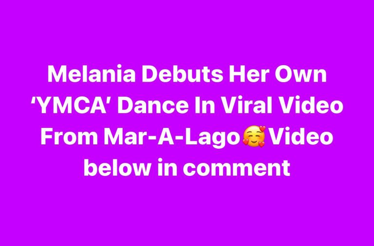 WATCH: the Spotlight with Her Own ‘YMCA’ Dance in Viral Mar-A-Lago Video