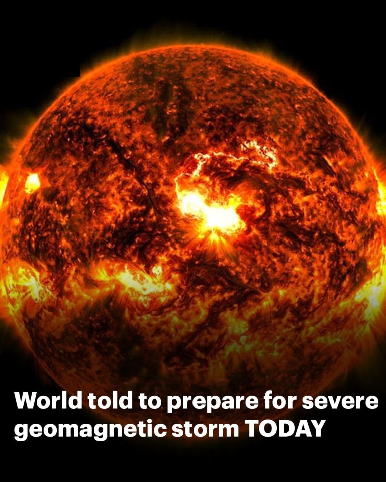 World told to prepare for severe geomagnetic storm TODAY ….