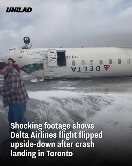 Shocking footage shows Delta Airlines flight ….