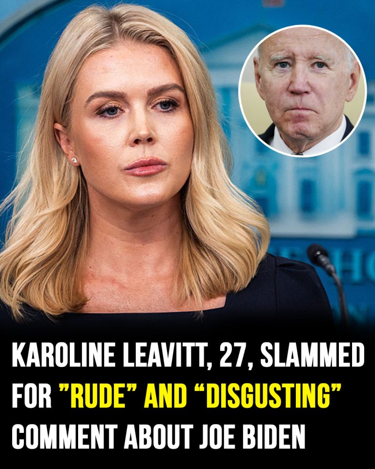 Karoline Leavitt under fire for “disgusting”