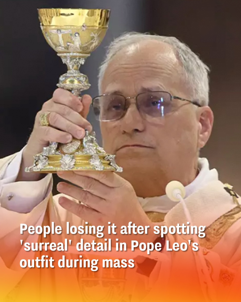 People losing it after spotting ‘surreal’ detail in Pope Leo’s outfit during mass