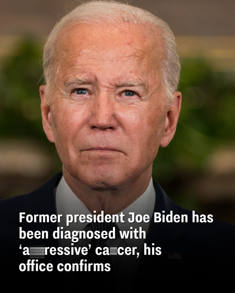 Former president Joe Biden has been diagnosed with ‘aggre.ive’ ca.cer, his office confirms