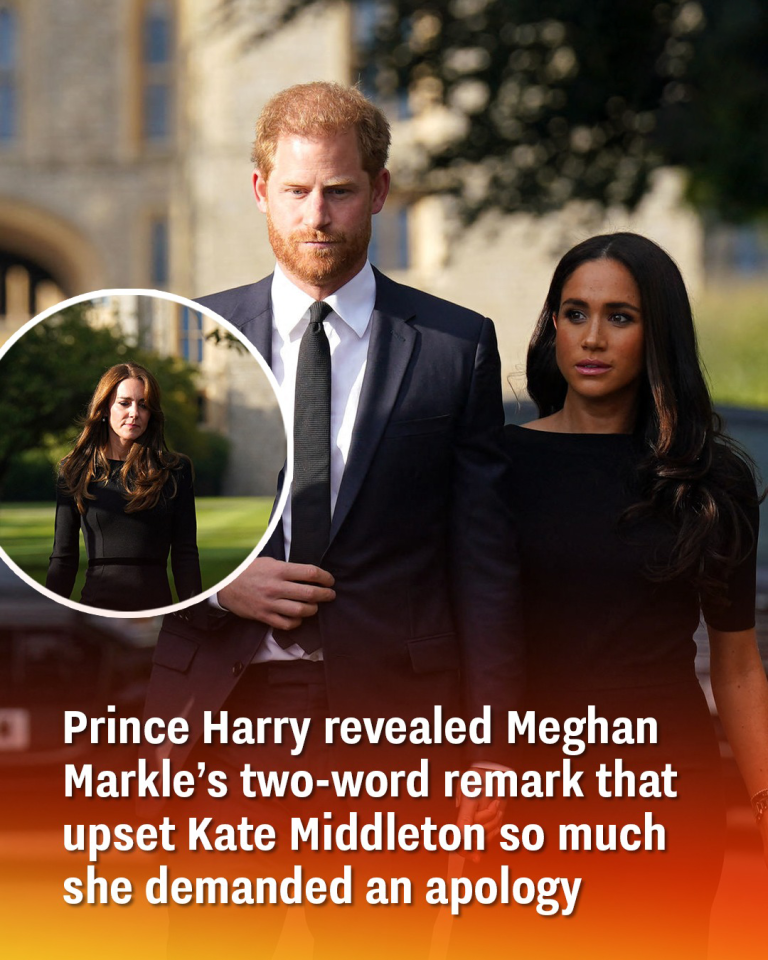 Prince Harry revealed Meghan Markle’s two-word remark that upset Kate Middleton so much she demanded an apology