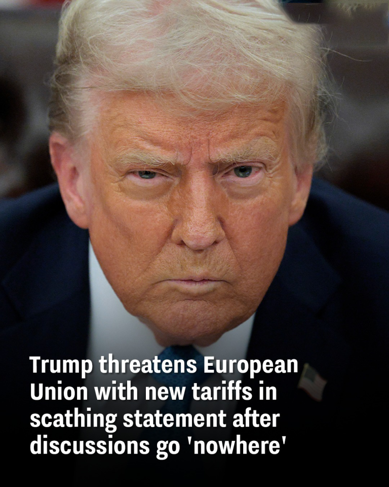 Trump threatens European Union with new tariffs in scathing statement after discussions go ‘nowhere’