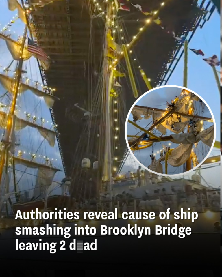 Authorities reveal cause of ship smashing into Brooklyn Bridge leaving 2 d.ad