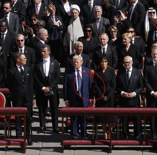 Why Donald Trump broke Vatican rules and wore blu