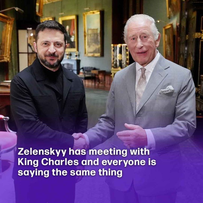 Zelenskyy has meeting with King Charles and everyone is saying the same thing