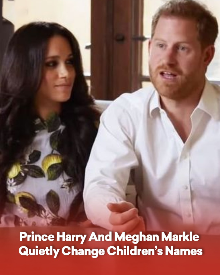 New Names For Harry and Meghan’s Young Children Confirmed