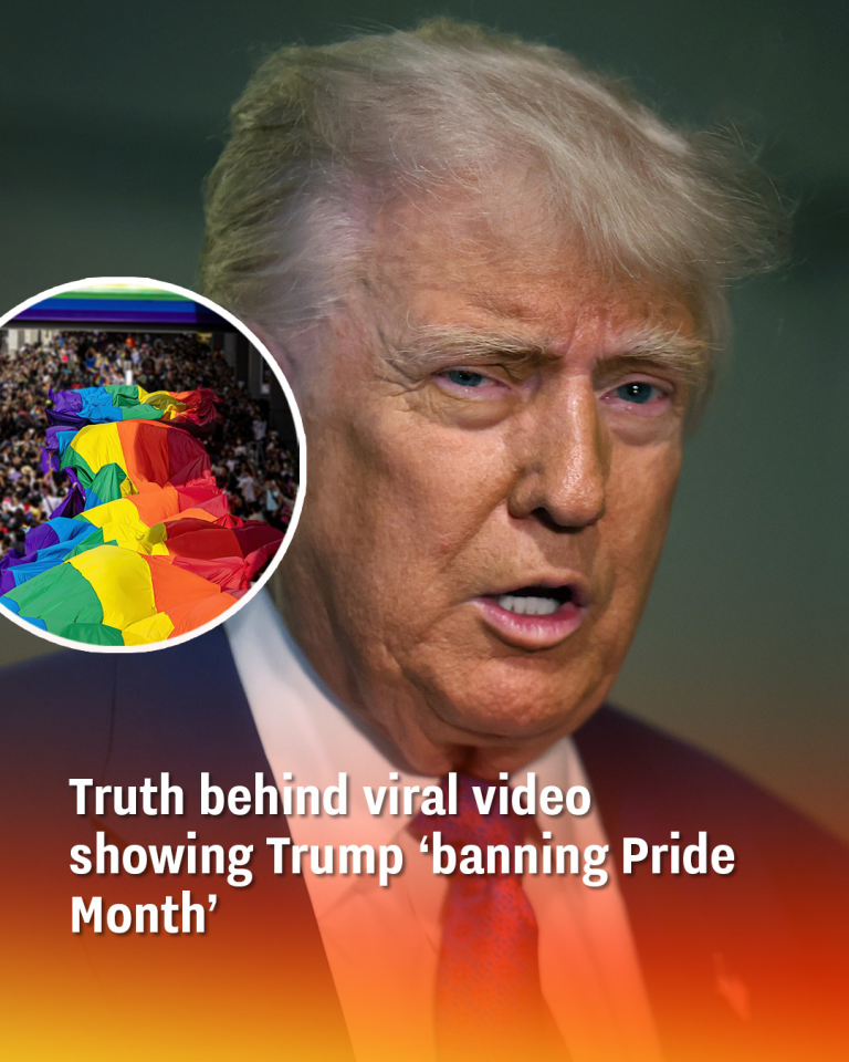 Truth behind viral video showing Trump ‘banning Pride Month’