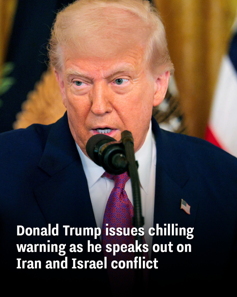 Donald Trump issues chilling warning as he speaks out on Iran and Israel conflict