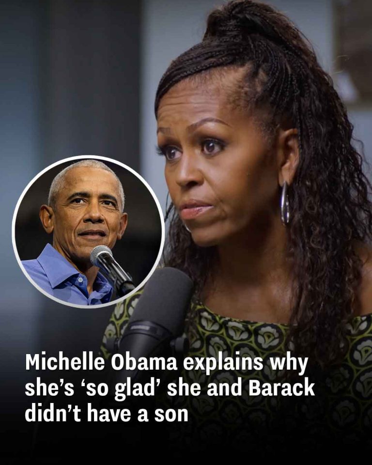Michelle Obama explains why she’s ‘so glad’ she and Barack didn’t have a son