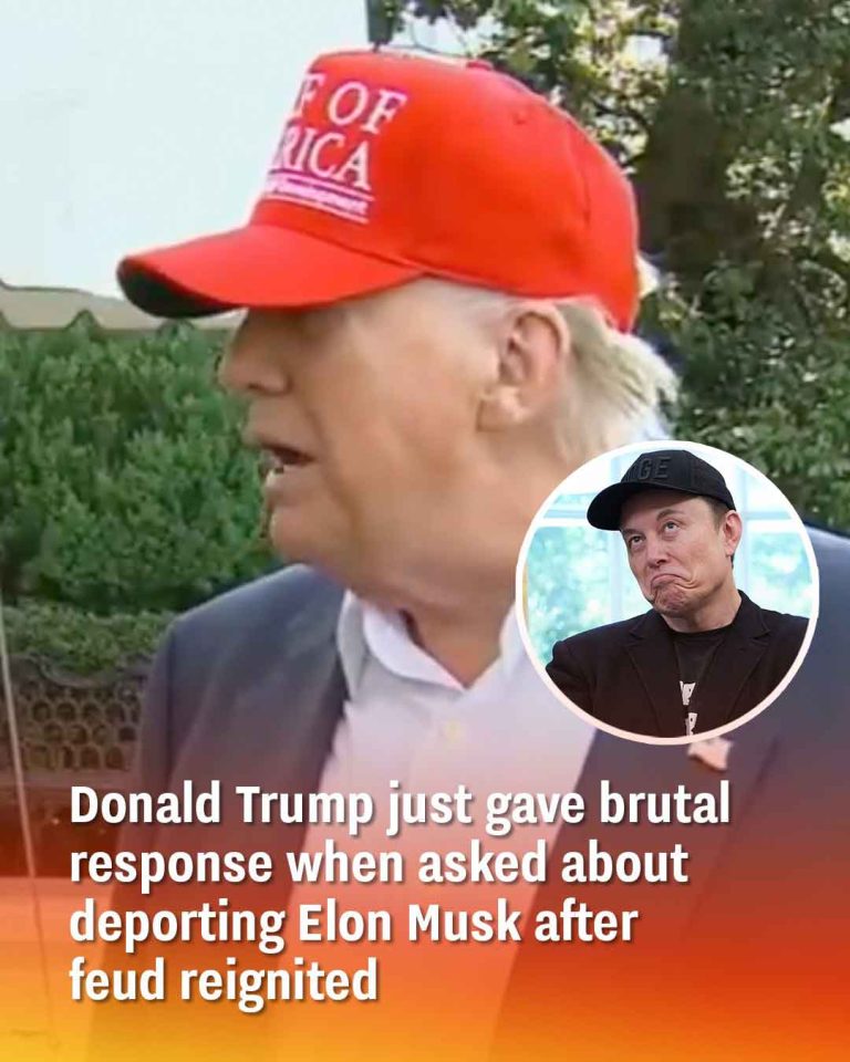 Donald Trump just gave brutal response when asked about deporting Elon Musk after feud reignited