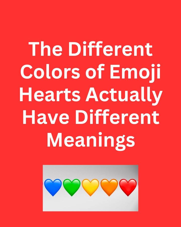 The Different Colors of Emoji Hearts Actually Have Different Meanings