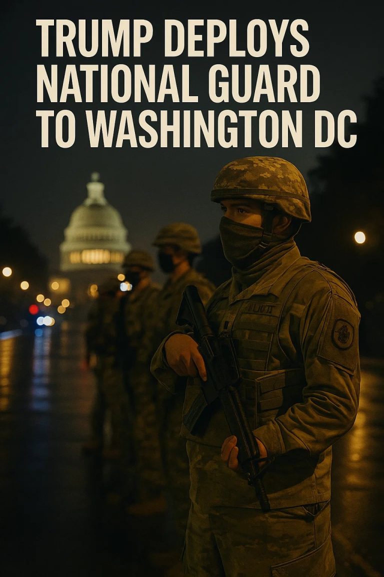 BREAKING: Trump Sends Armed Night Patrols Into the Capital