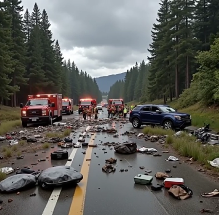 Video captures rockslide