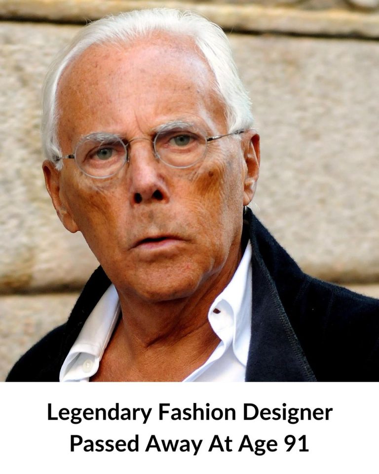 Legendary Italian Fashion Designer Passed Away At Age 91