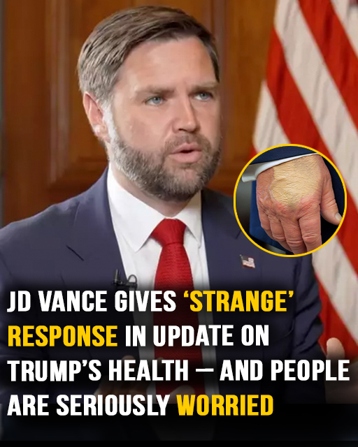 JD Vance Sparks Concern with His “Unusual” Take on Trump’s Health Update