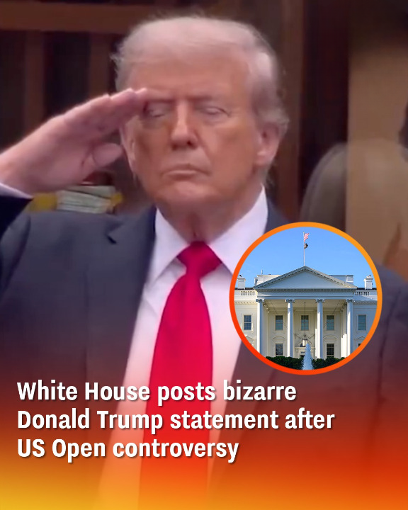 White House Posts Donald Trump Statement After US Open Controversy