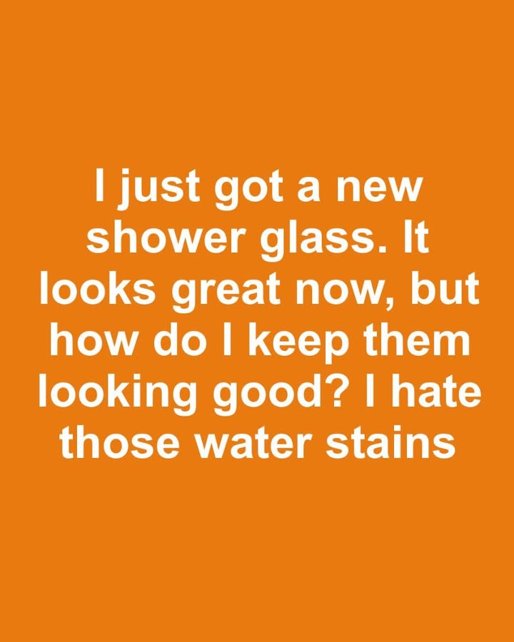How to Keep Your Shower Glass Spotless