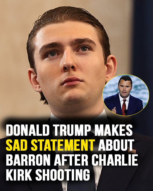 Donald Trump reveals Barron Trump “very hurt” over Charlie Kirk’s death